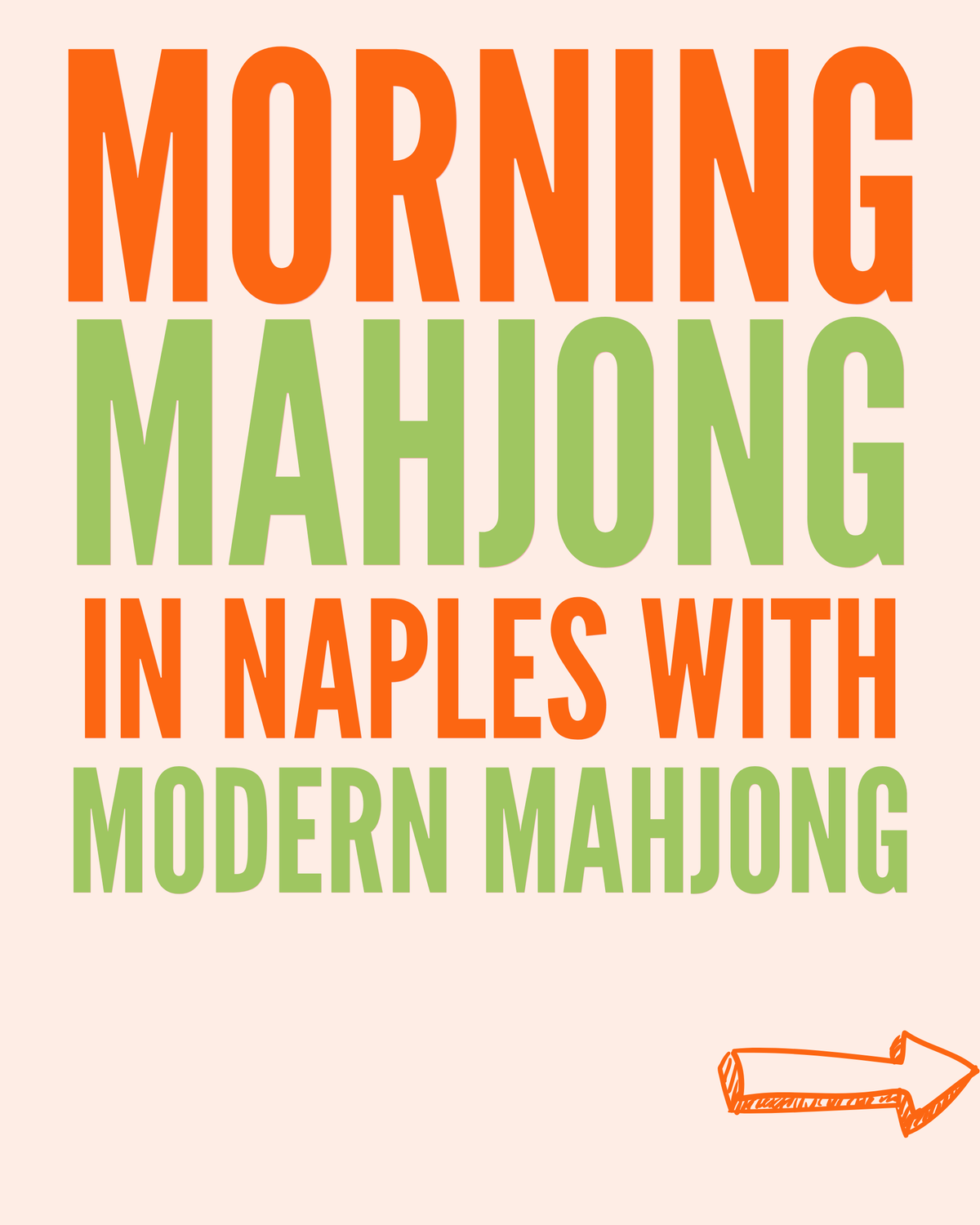 Morning Mahjong in Naples with Modern Mahjong