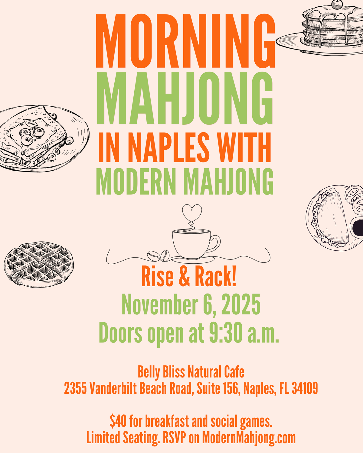 Morning Mahjong in Naples with Modern Mahjong