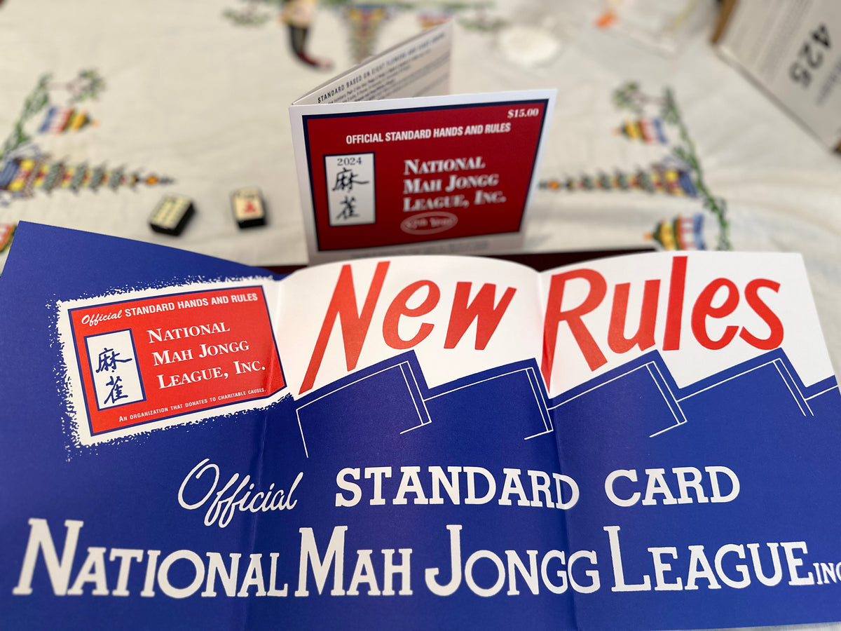 2024 National Mah Jongg League (NMJL) Card Large Modern Mahjong