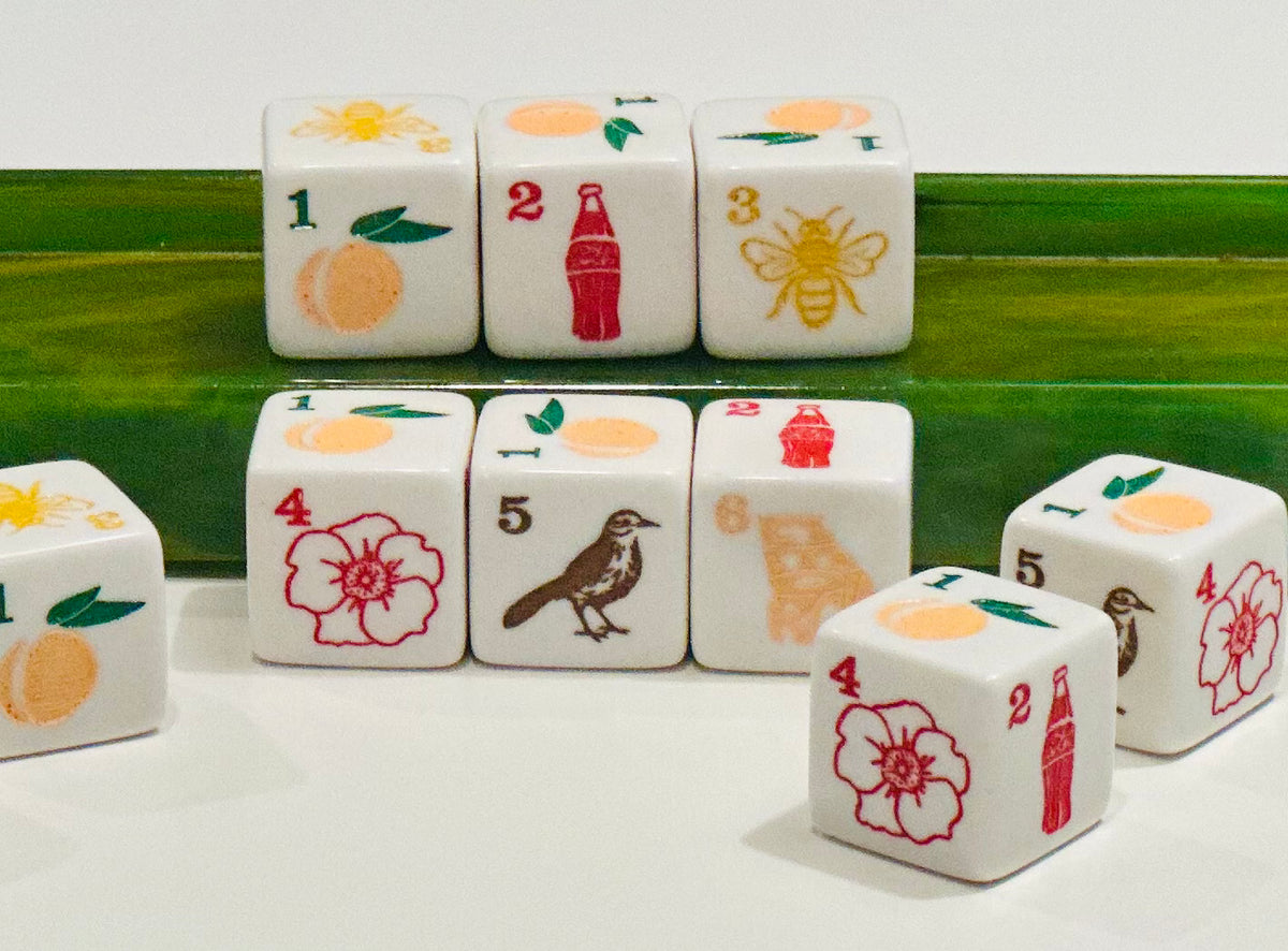 Georgia on our Mind: Wish You Were Here (Or I was There) Mahjong Dice™