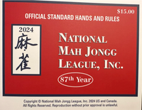 2024 National Mah Jongg League Cards - Large (Will Ship with Tracking)