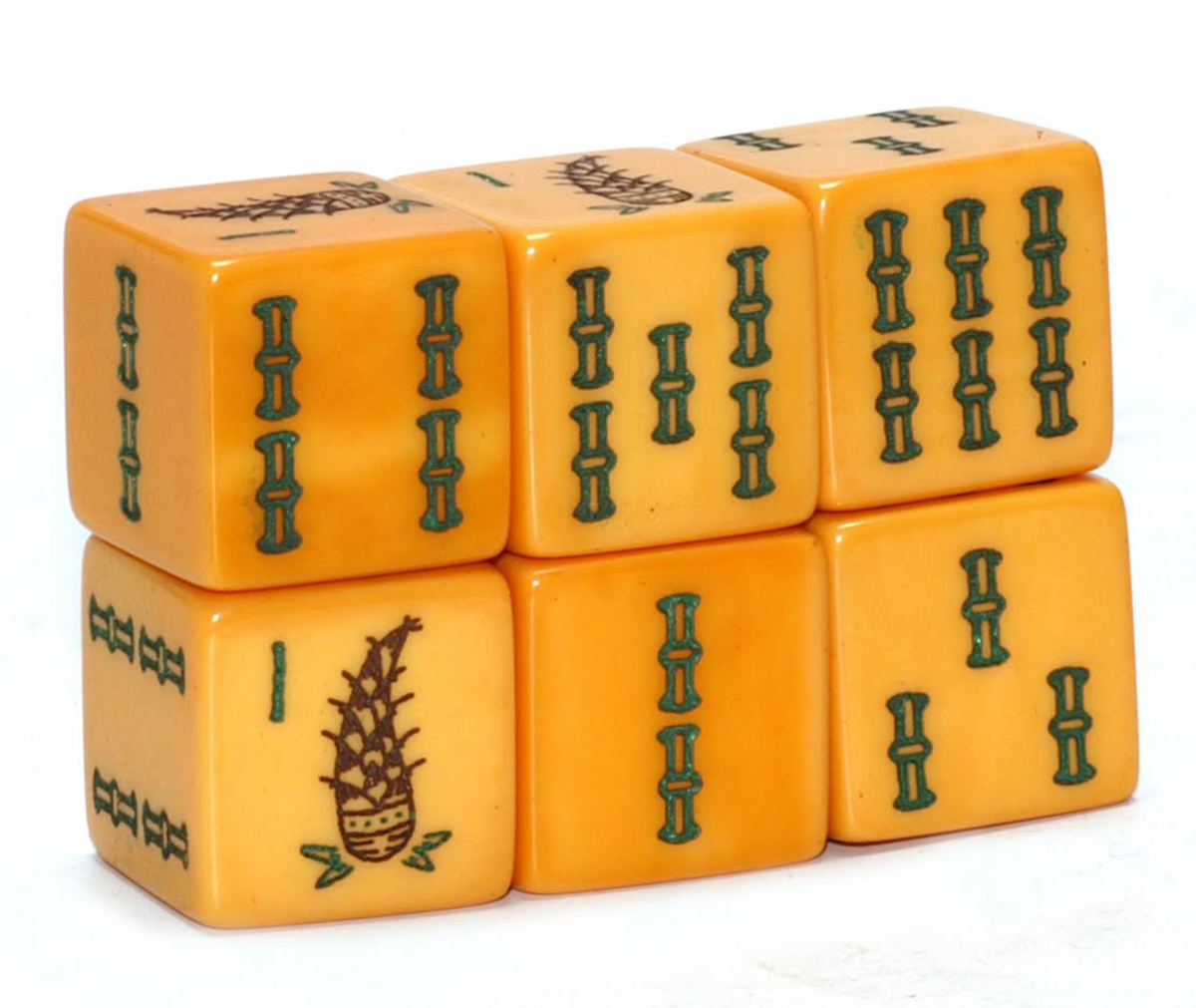 Sprout Bamboo Ivory Mahjong Dice Mah Jongg – Modern Mahjong