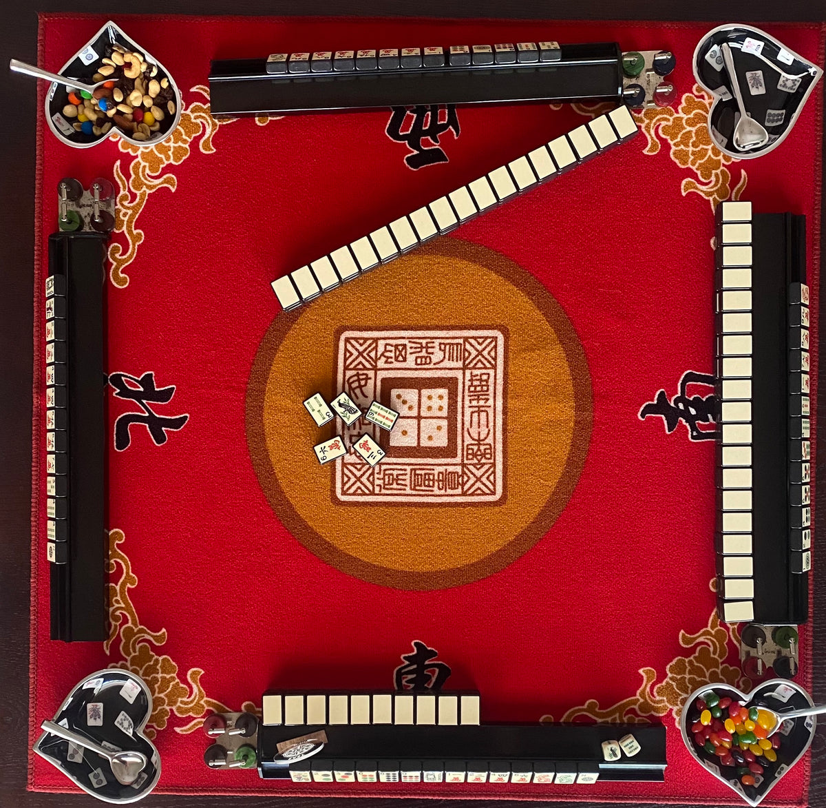Mahjong Heart Line Traditional Tiles