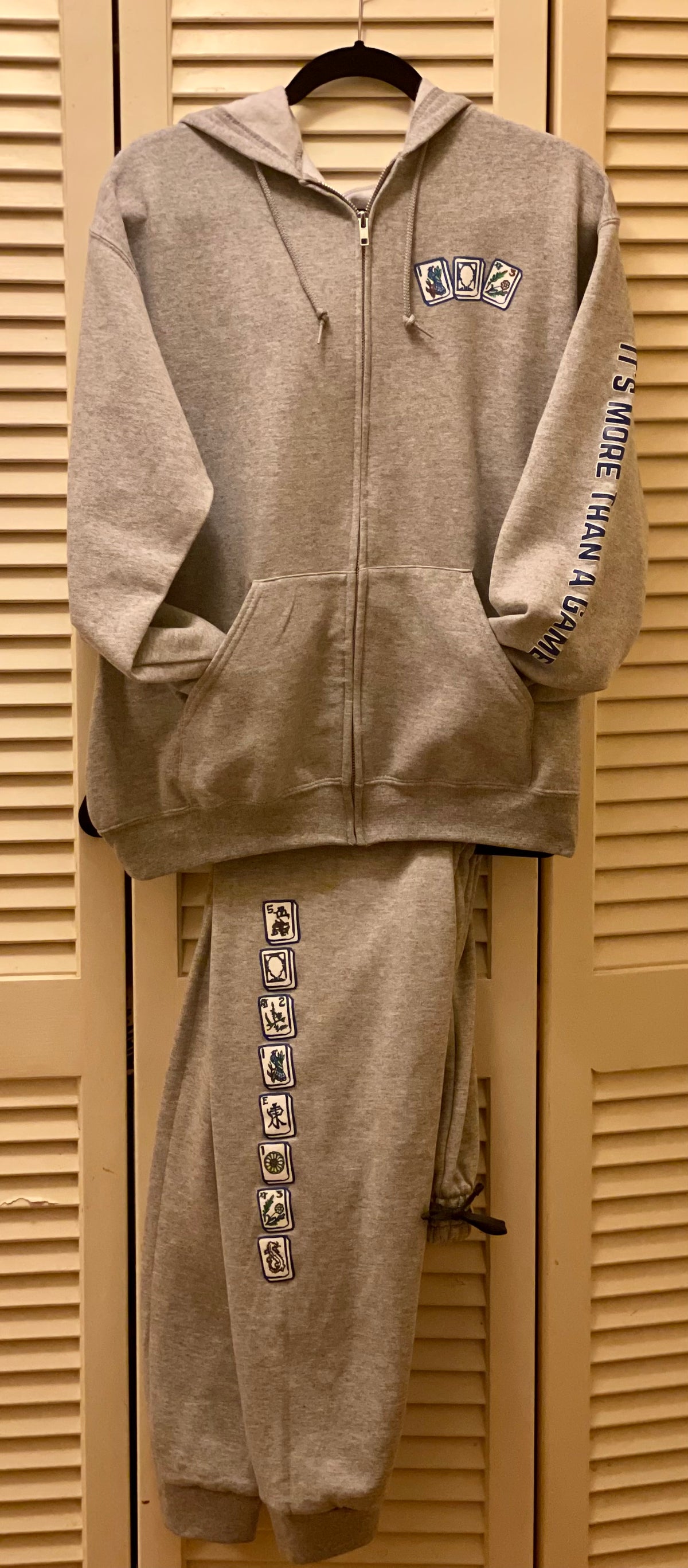 It's More than a Game Athleisure Wear - Styled by Modern Mahjong - Unisex Zippered Hoodie