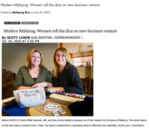 Friends roll the dice on a new business - Modern Mahjong in the Sun Sentinel