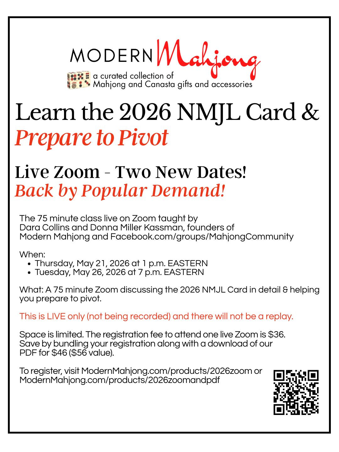 ModernMahjong.com Events and Tournaments