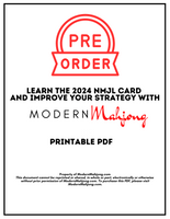 Printable PDF Learn the 2024 National Mah Jongg League Card