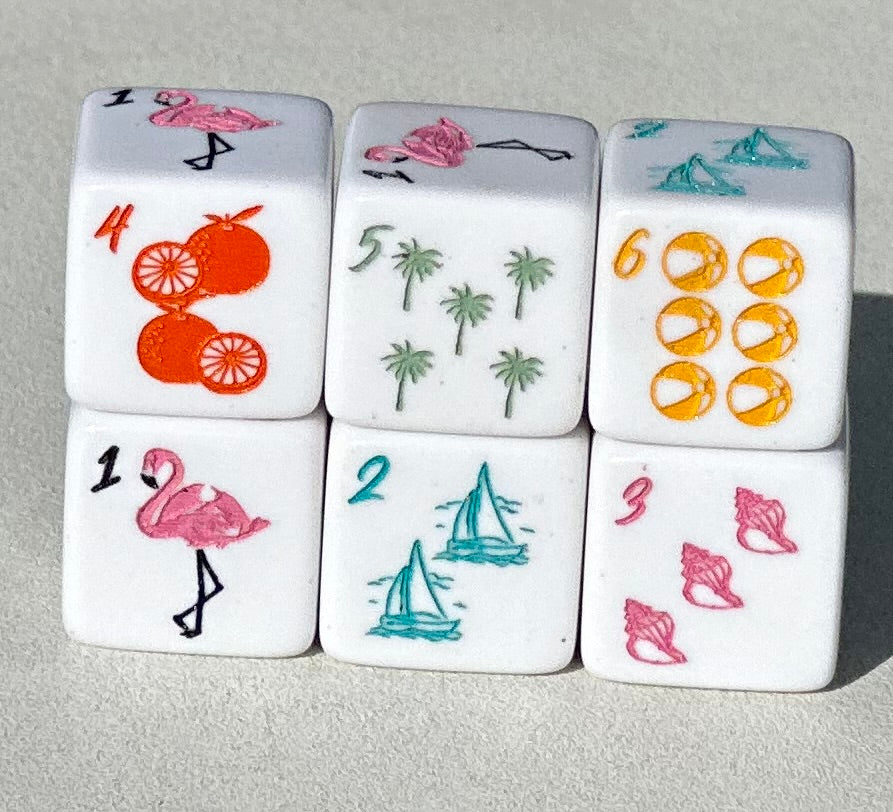 Florida Edition: Wish You Were Here (Or I was There) Mahjong Dice™