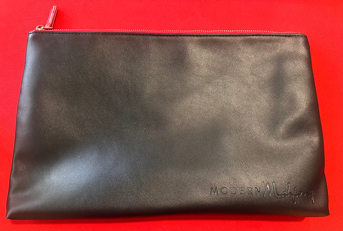 Vegan leather tile bag - Modern Mahjong