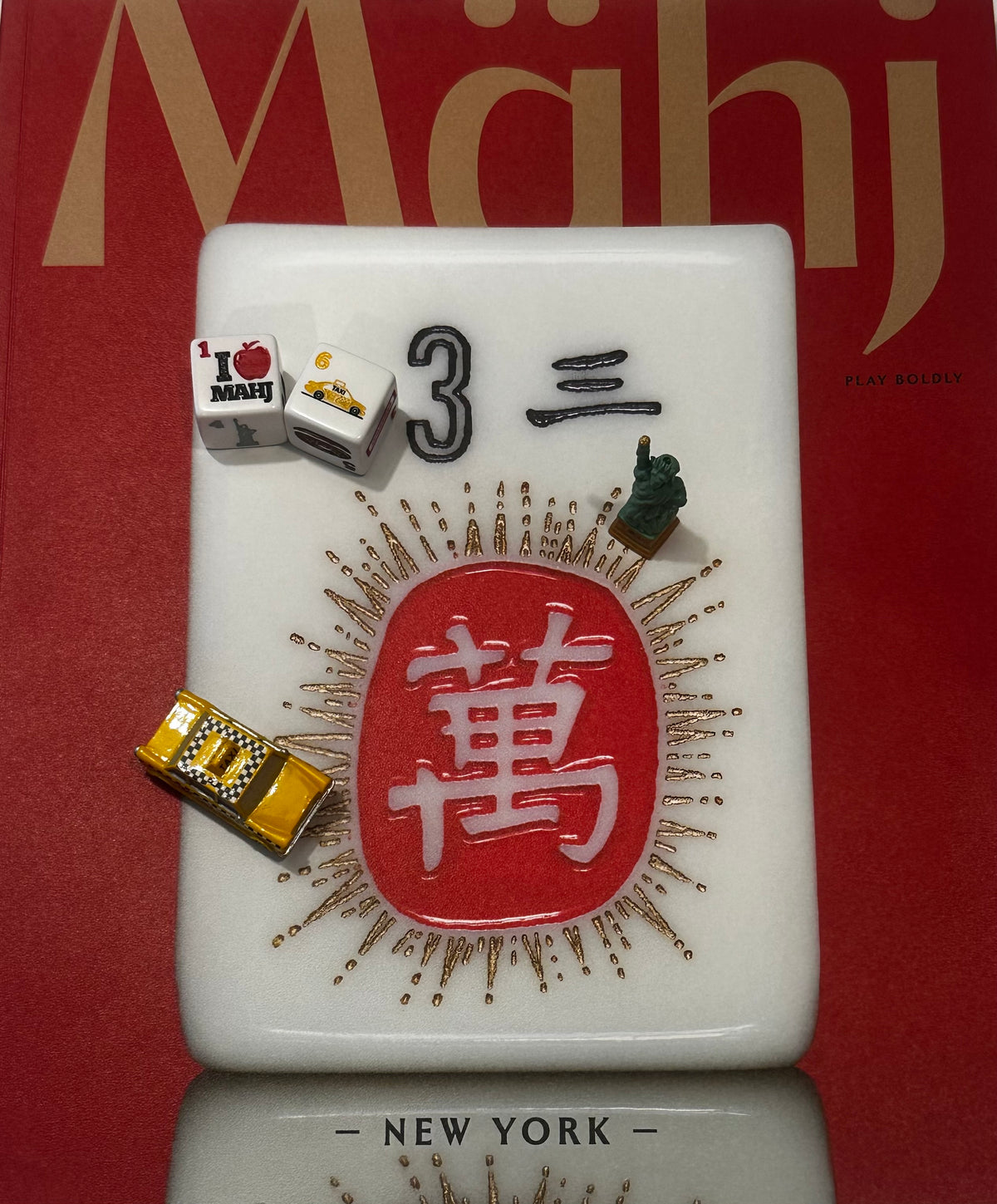 New York Edition: Wish You Were Here (Or I was There) Mahjong Dice™