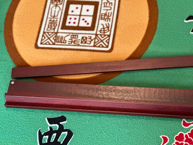 Dark Wood Mahjong Racks with Wood Pushers - Set of 4 – Modern Mahjong