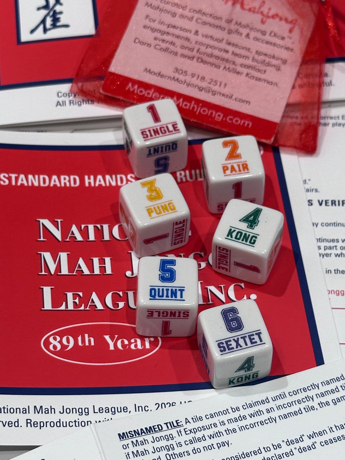 "Building a Hand" Mahjong Dice™