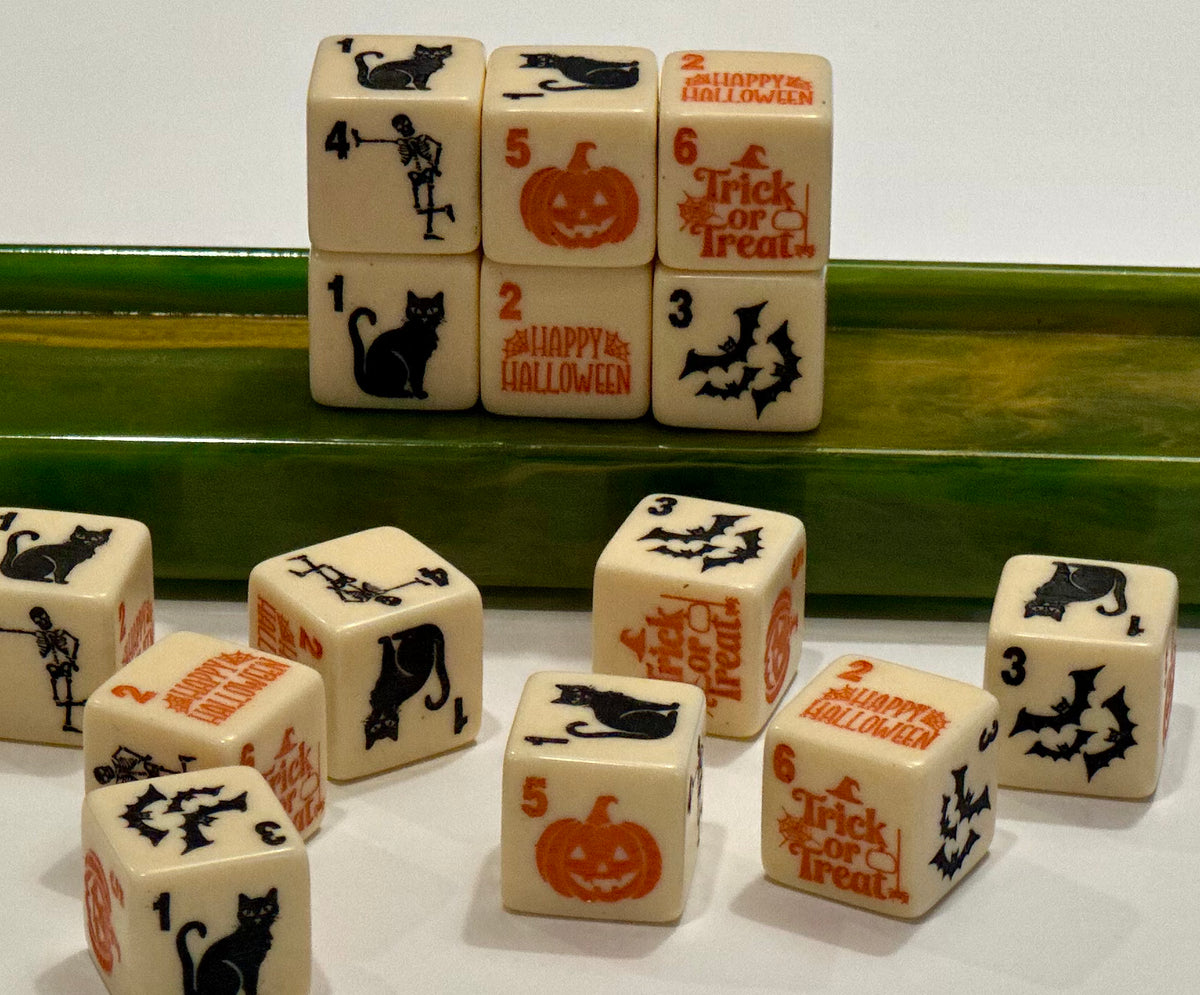 Trick or Treat - our Halloween Mahjong Dice™ Holiday Collection