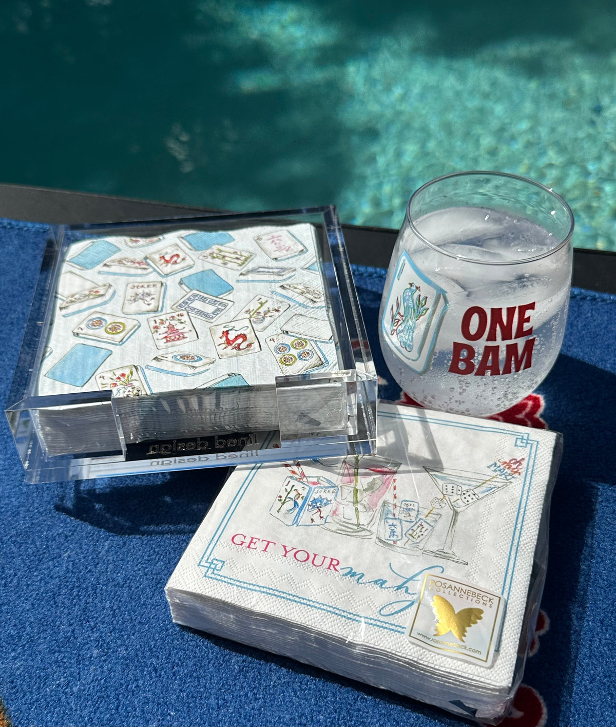 Acrylic Square Cocktail Napkin Holder