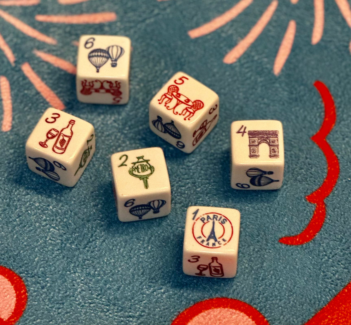 Parlez-Vous Mahjong Paris Edition: Wish You Were Here (Or I was There) Mahjong Dice™