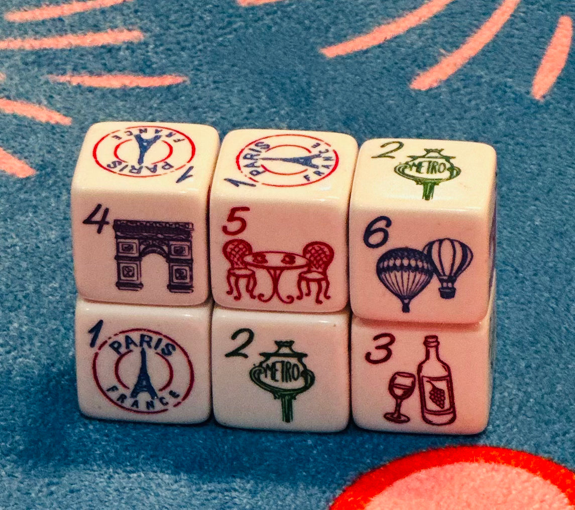 Parlez-Vous Mahjong Paris Edition: Wish You Were Here (Or I was There) Mahjong Dice™