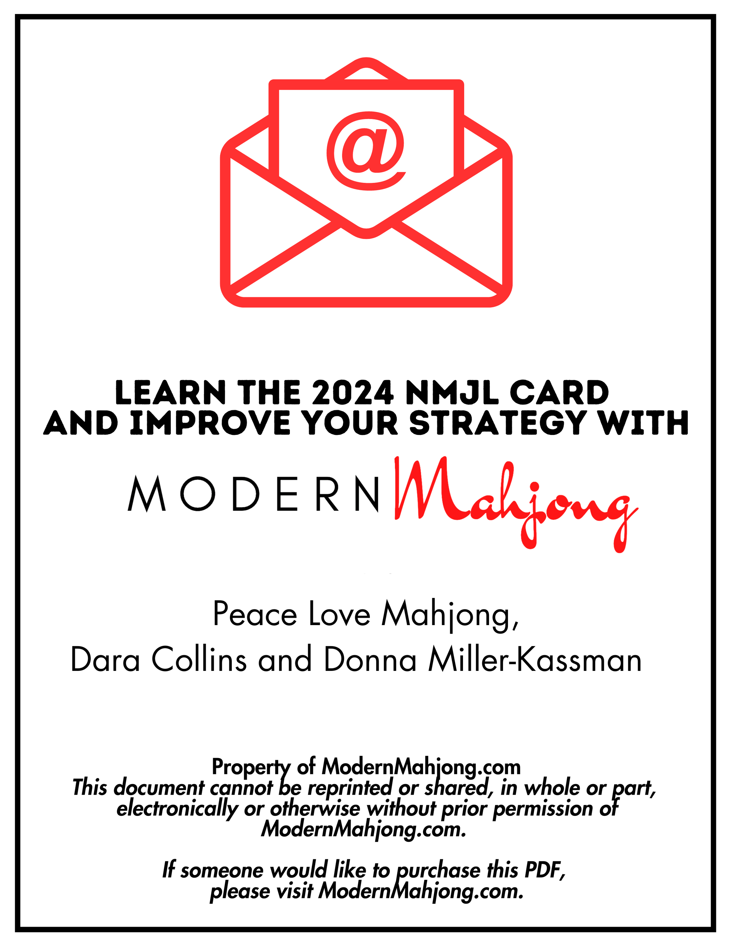 Hadassah cuddlable mah jongg cards 2023