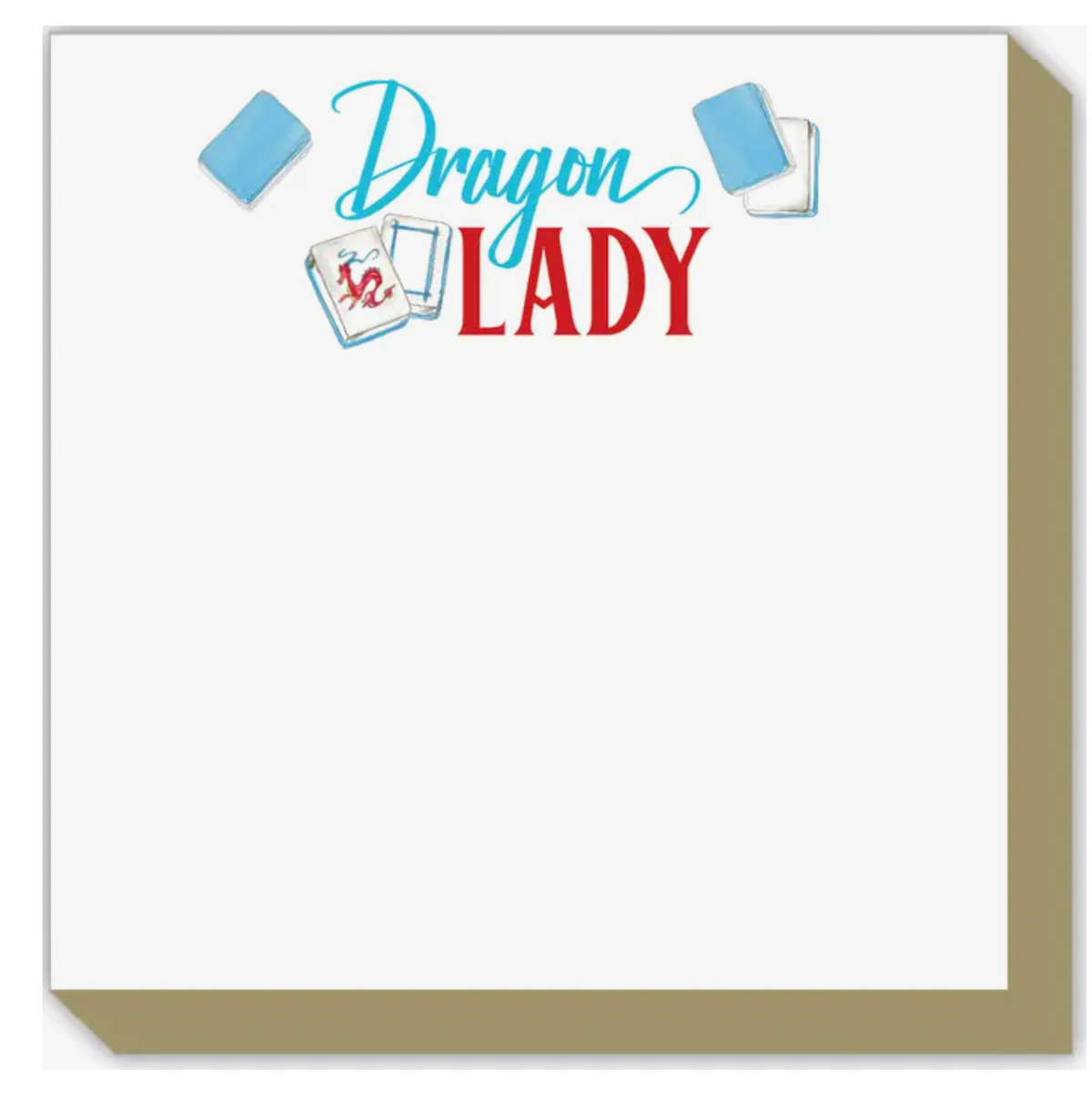 Dragon Lady Square Notepad