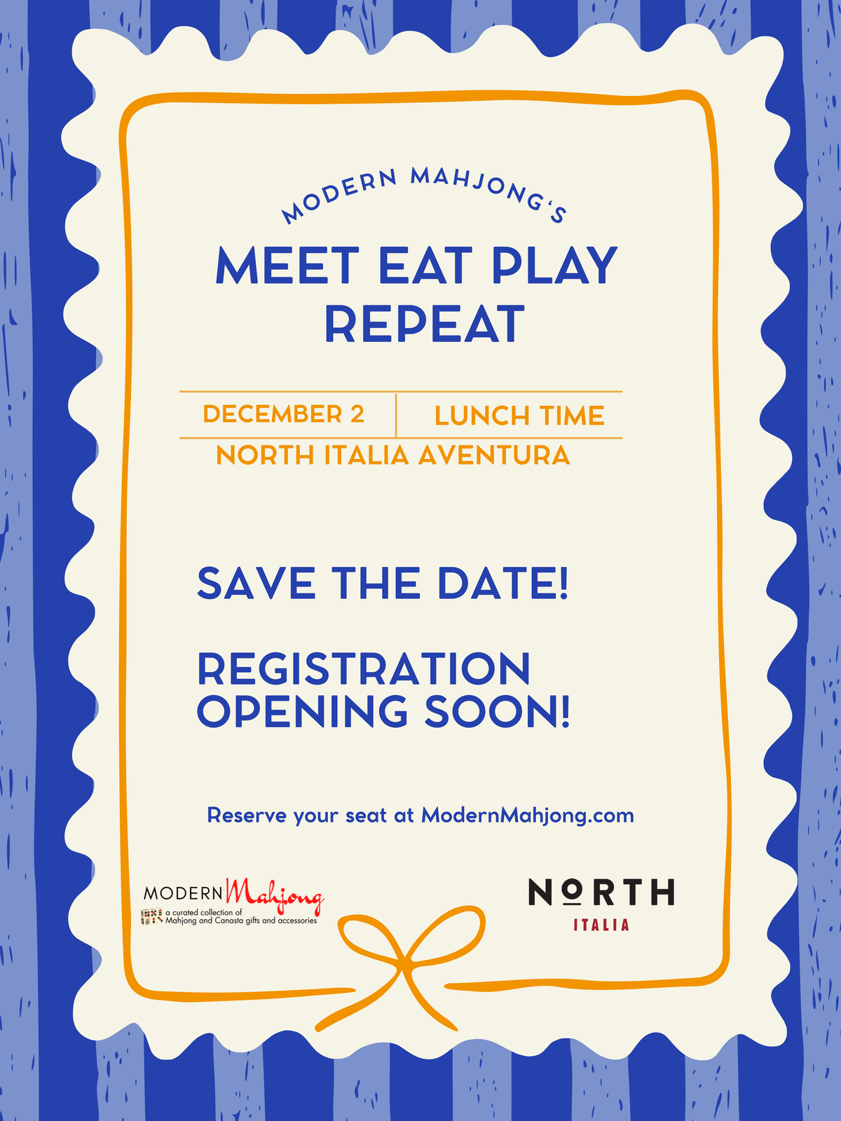 December 2, 2025: Meet Eat Play Repeat at NORTH ITALIA (Esplanade at Aventura Mall)