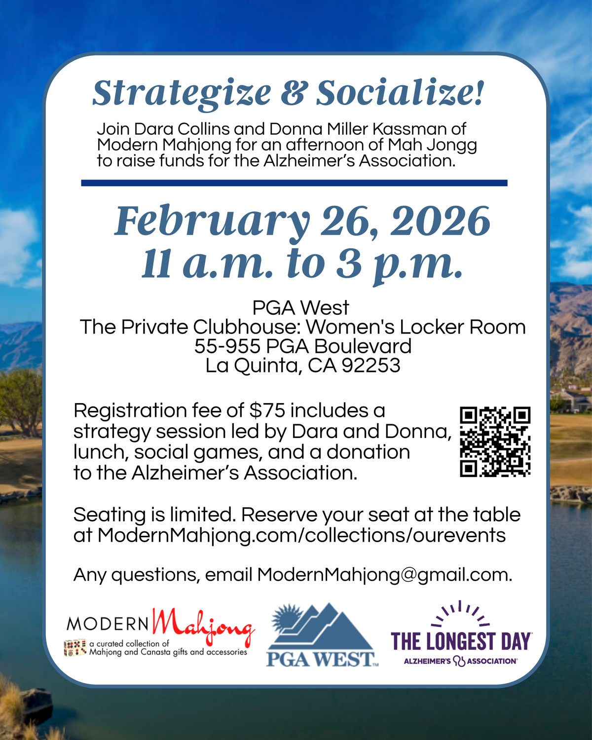 Strategize then Socialize Luncheon at PGA West in La Quinta