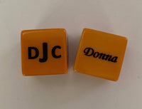 Customized Pair of Limited Edition Bakelite Mahjong Dice