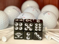 Mah Jongg! Play Golf Mahjong Dice™  - pair of 19mm engraved Mahjong Dice™