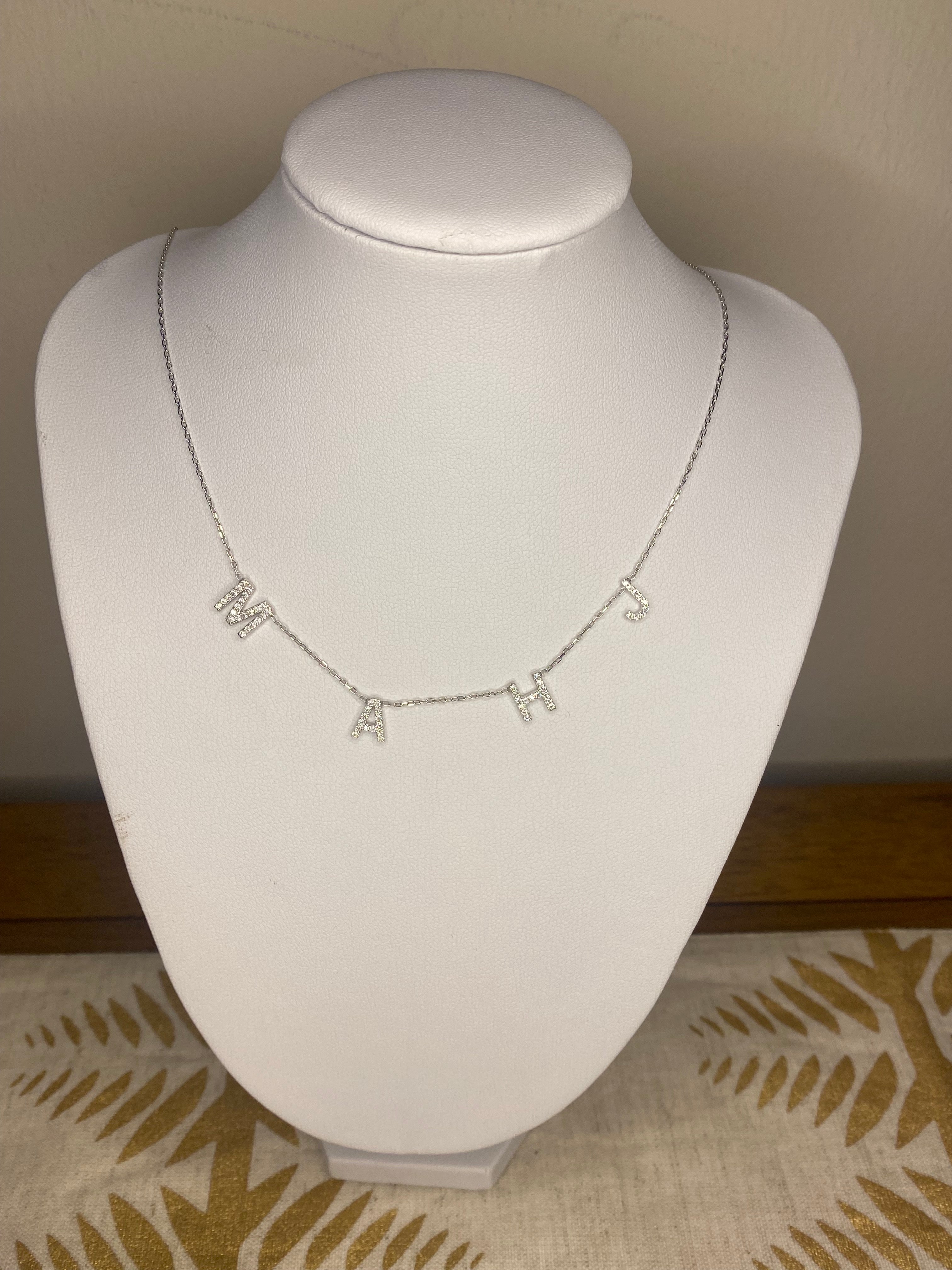 ★MIDNIGHT MOMENT.★ square link long necklace Black Onyx Square Pendant Necklace | Caitlyn Minimalist