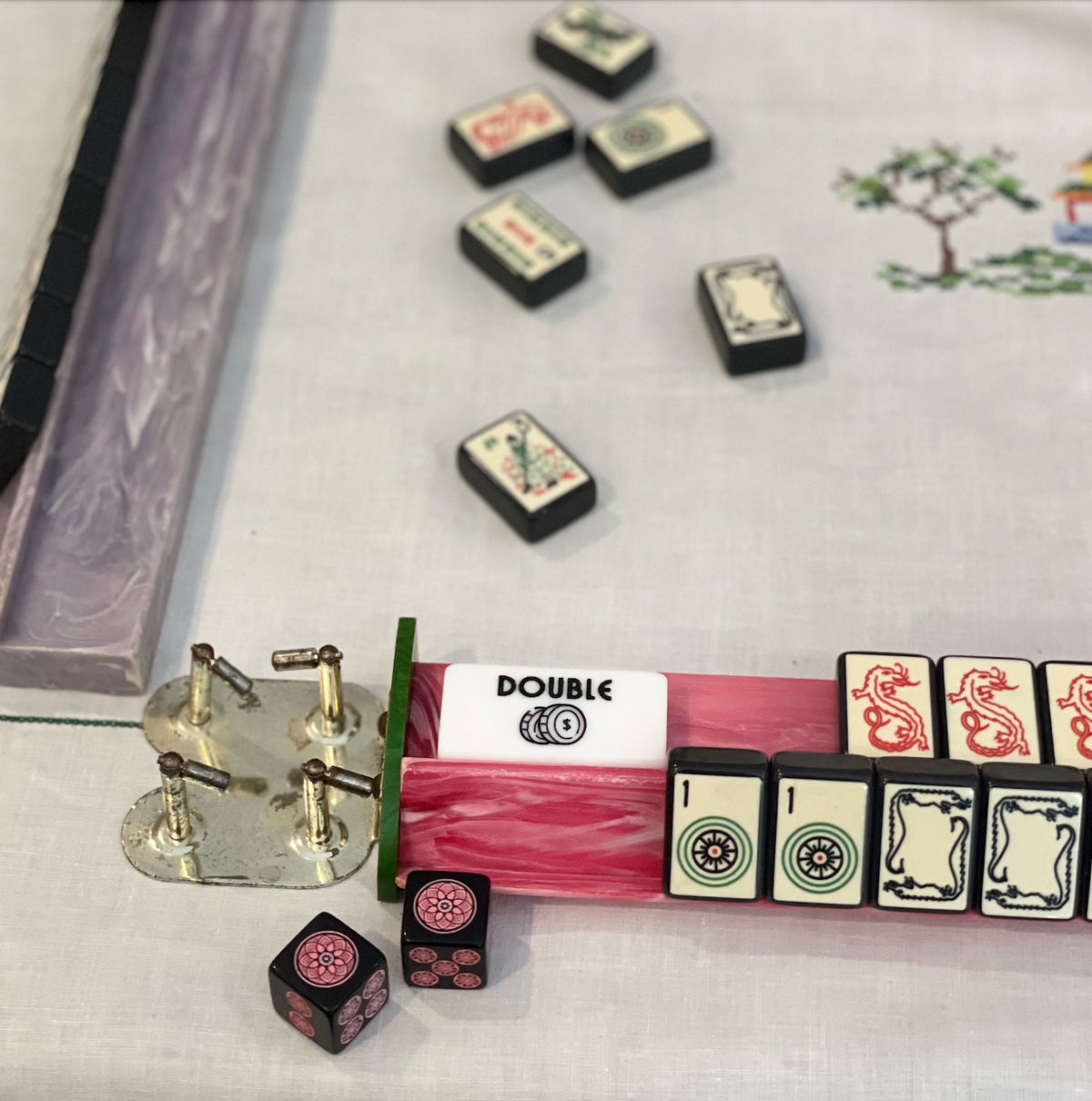 Don't Forget to Double Indicator - Mahjong double payout indicator (on Mahjinoes® tile)