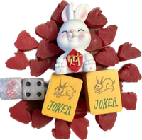2023  Edition - Year of the Rabbit Mahjong Dice™  - one pair of 16 mm dice