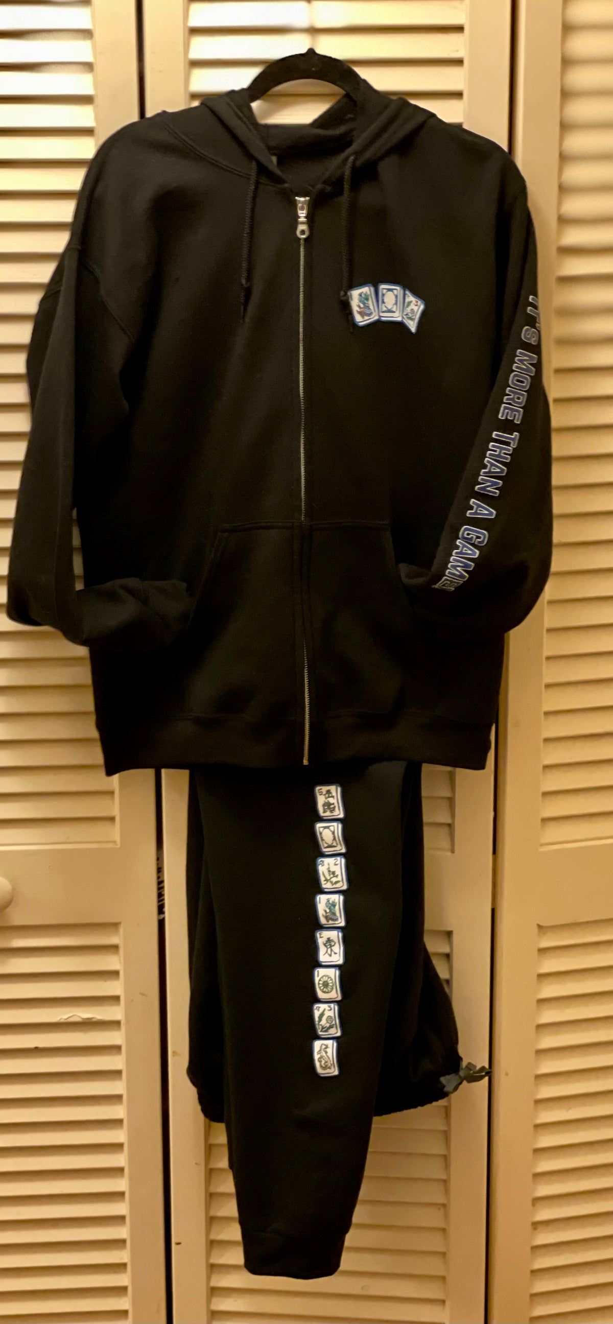 It's More than a Game Athleisure Wear - Styled by Modern Mahjong - Unisex Zippered Hoodie